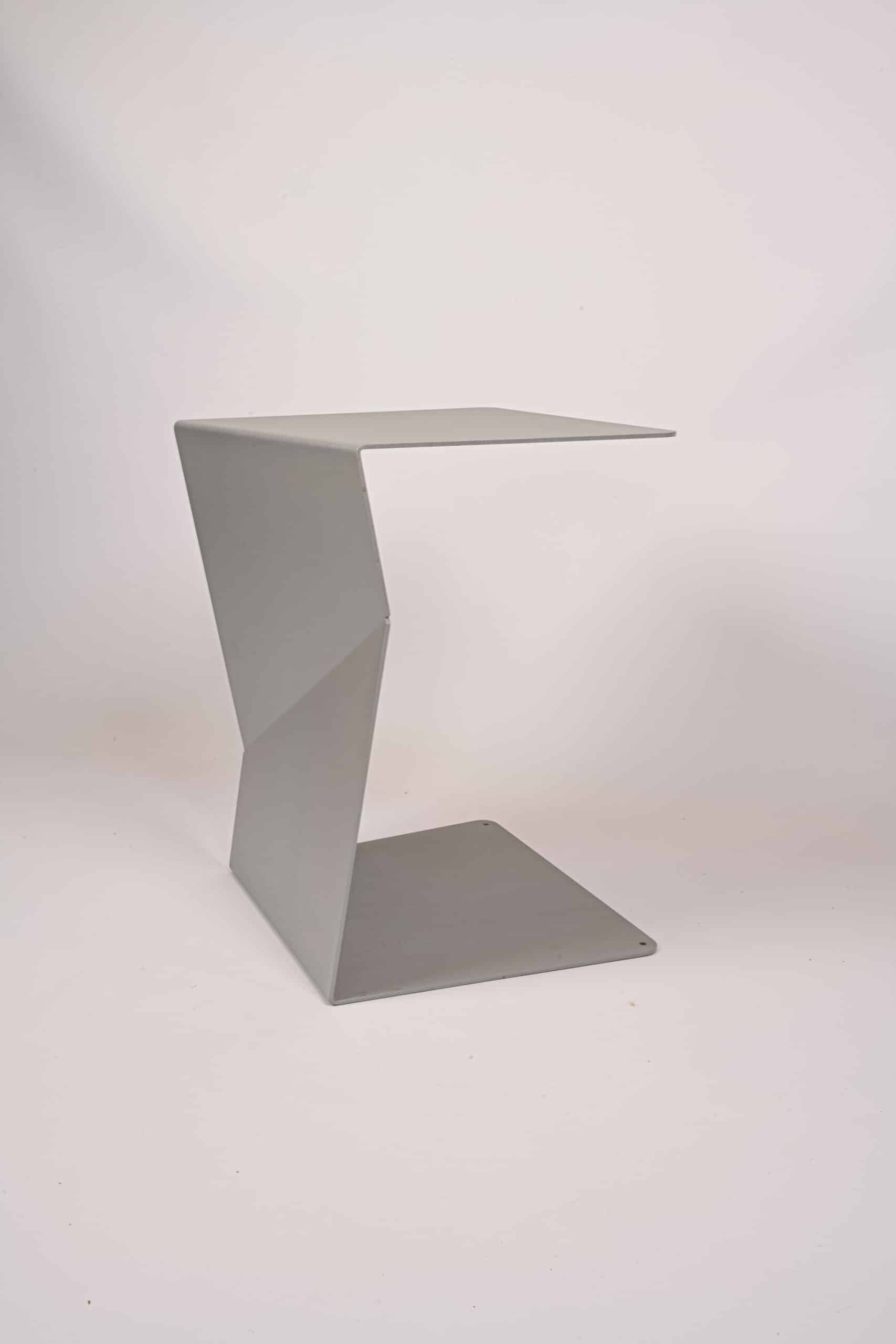 Beistelltisch Zetta | White Aluminium