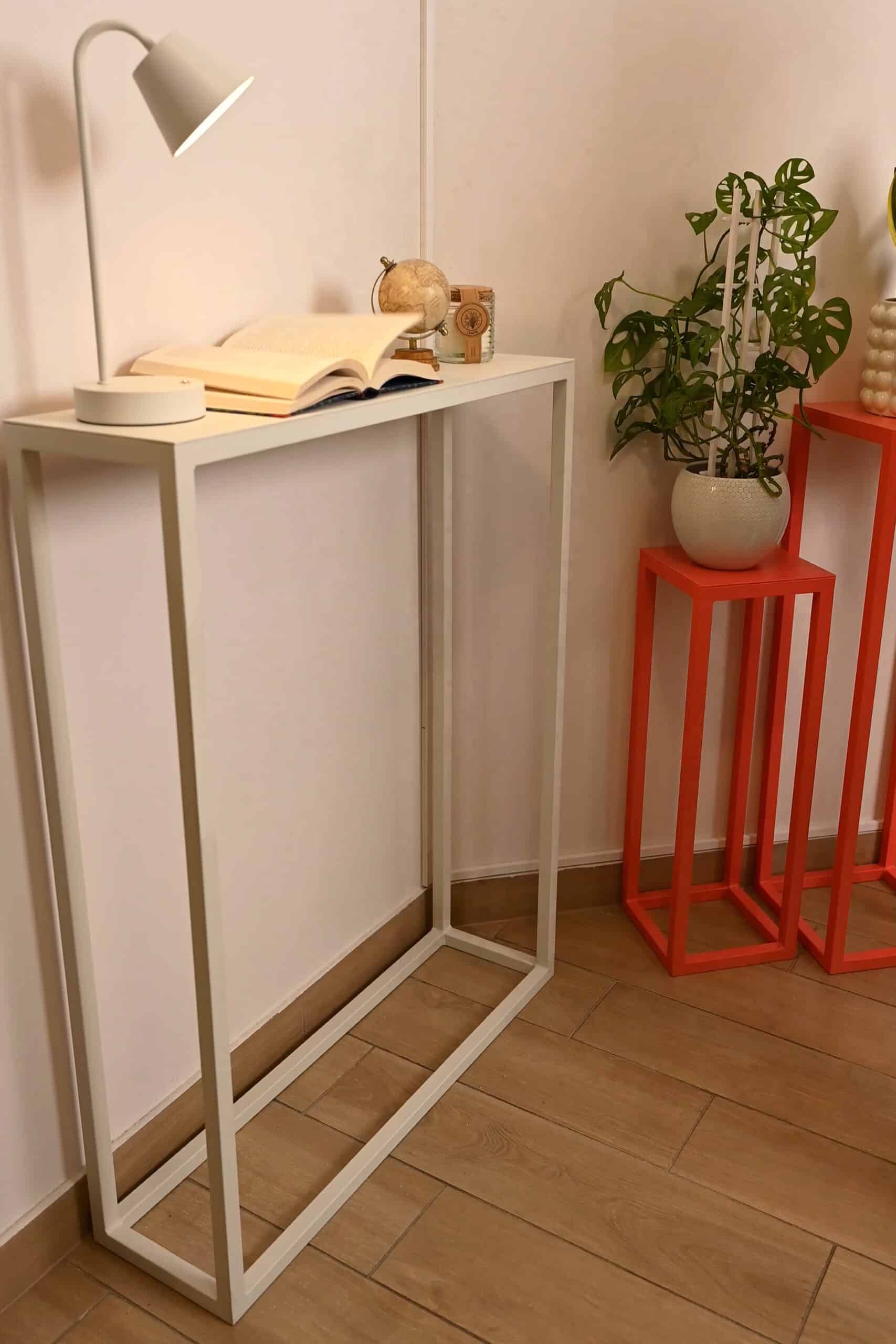 Konsolentisch Linea Steel | Grey White