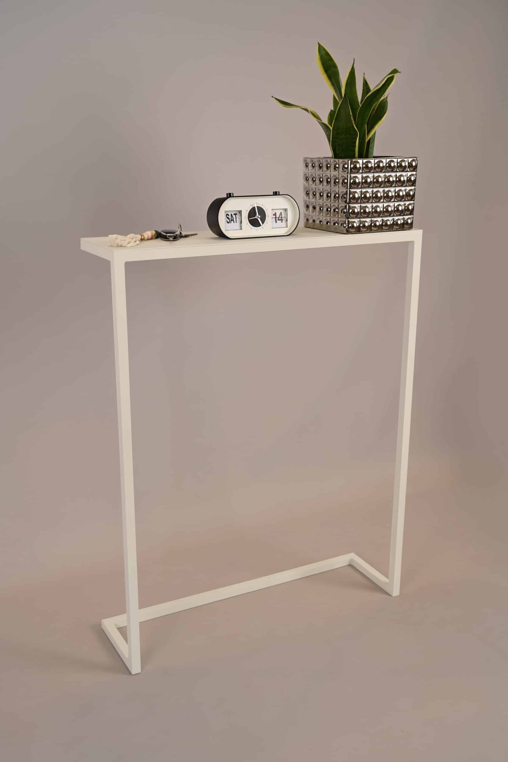 Konsolentisch Verto Steel | Grey White