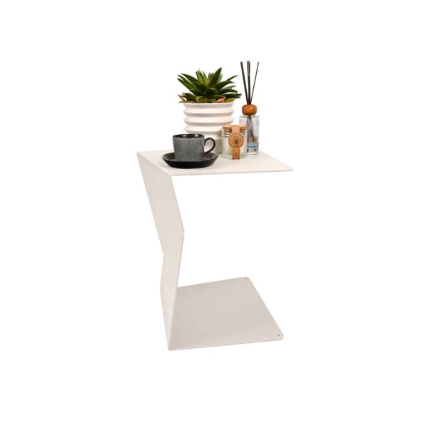 Beistelltisch Zetta | Grey White