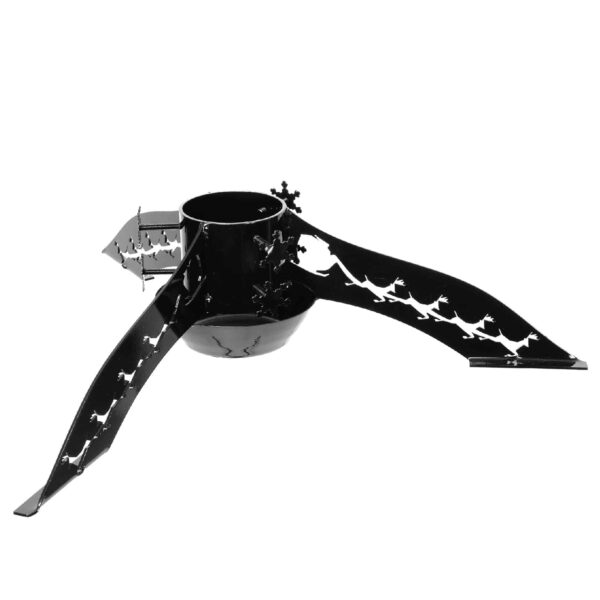 Weihnachtsbaumständer Reindeer | Jet Black