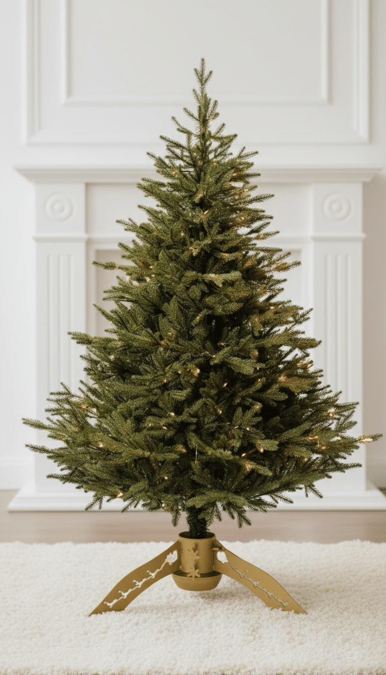 Weihnachtsbaumständer Reindeer | Pearl Gold