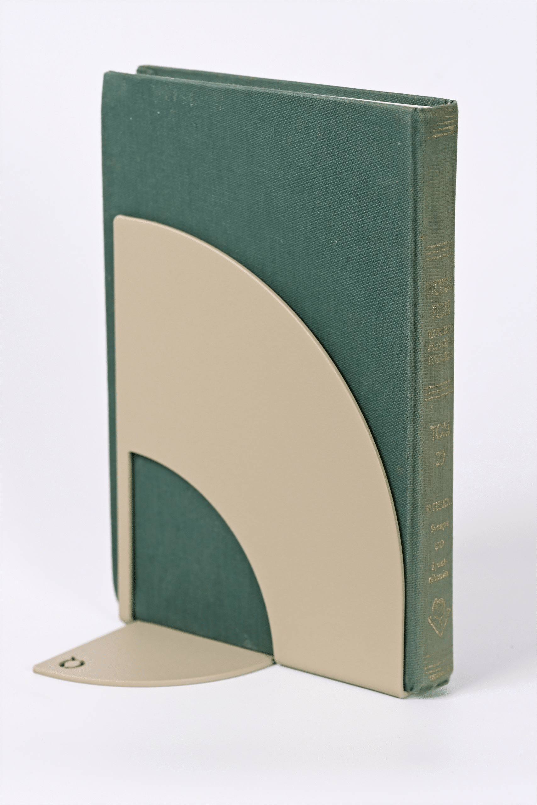 Buchstütze Dome | Grey Beige